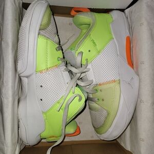 Jordan One Take 5 Lime Green and Orange Sneakers Boys (GS) Sz 6Y